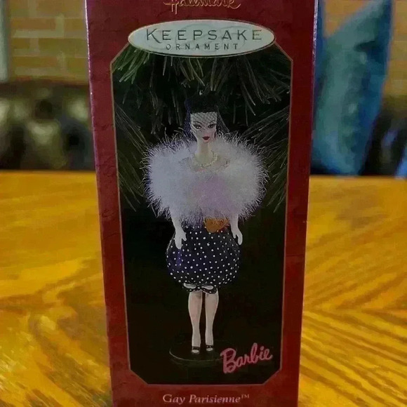 1999 Halmark Ornament Barbie "Gay Parisienne" - Picture 1 of 6